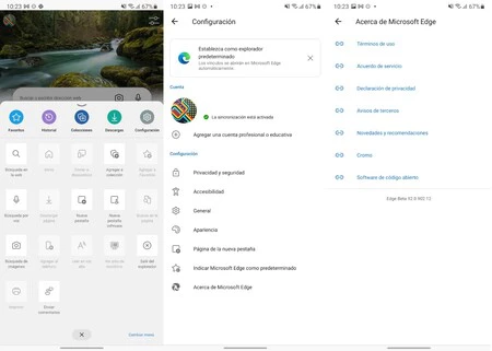 Microsoft Edgeのさまざまなバージョン