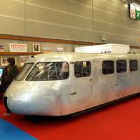 En 1974, Francia presentó el revolucionario Aérotrain: un tren capaz de ir a 430 km/h levitando sobre las vías