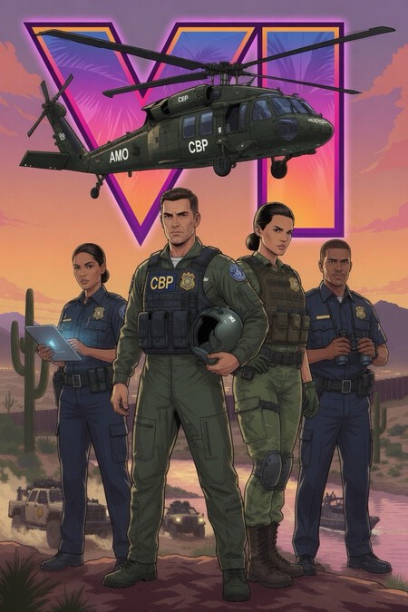 Trump también se sube a la ola de GTA 6 y "homenajea" a su manera la carátula del videojuego de Rockstar