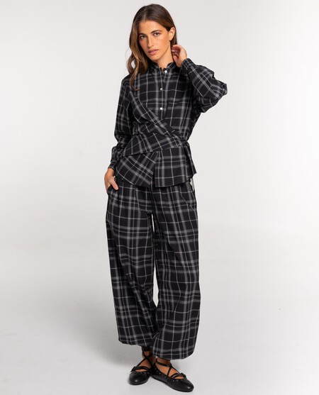 pantalón a cuadros