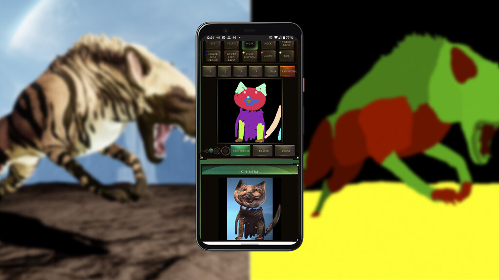 Esta herramienta de Google convierte tus dibujos en tétricas bestias de mazmorra