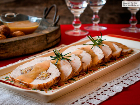 Lomo de cerdo relleno al horno, la receta que cunde como para alimentar un batallón en Navidad