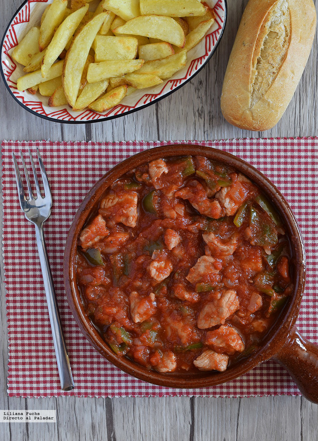 magra con tomate