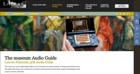La Nintendo 3DS se utilizará como audioguía en el Museo del Louvre