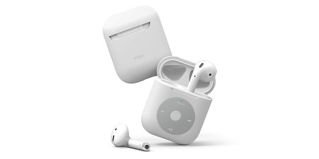 La nueva funda de Elago convierte los AirPods en la rueda de control de un iPod