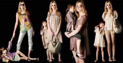 Ropa para niñas a juego con la de mamá