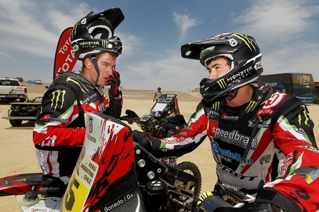 Joan Barreda y Matt Fish