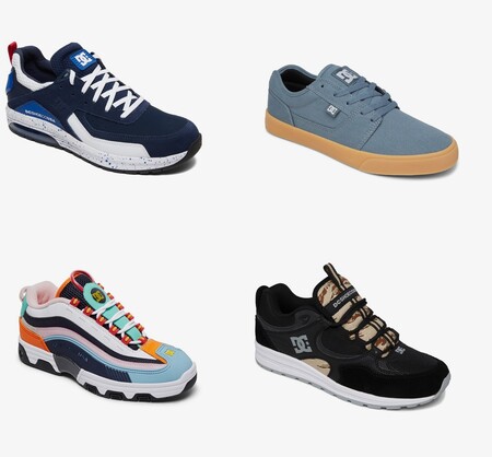 Chollos en tallas sueltas de zapatillas DC Shoes a partir de 22 euros gracias al descuento del 40% extra