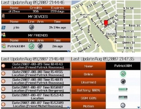 Blip, localización con Blackberry
