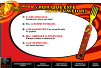 Tenedor eléctrico giratorio de regalo 