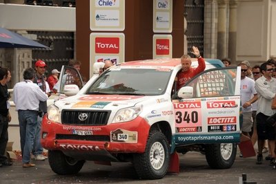 Victoria del Toyota Prisma-MPA en Dakar 2012, ¡impresionante!
