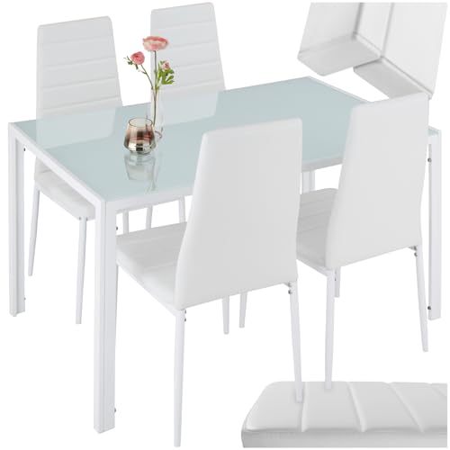 tectake® Conjunto Mesa y sillas de Comedor