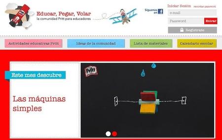 "Educar, pegar, volar" de Pritt: nueva web con recursos para la educación artística