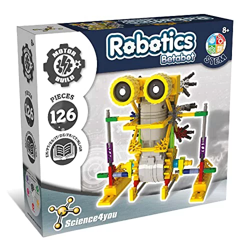 Science4you Robotics Betabot - Kit Robotica de 126 Piezas, Construye tu Robot Interactivo