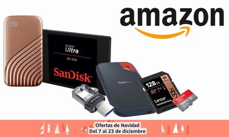 Más ofertas en almacenamiento SanDisk y Western Digital en Amazon: regalar GBs estas navidades sale más barato con estos discos duros y tarjetas de memoria