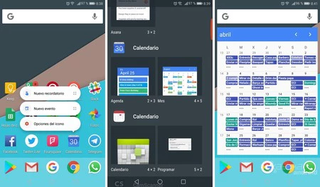 Widget Calendar