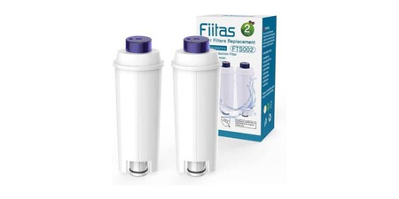 Pack de 2 filtros de agua para cafeteras superautomáticas De'Longhi