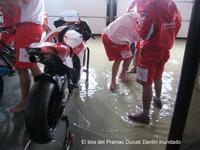 Un diluvio cancela la primera jornada en Misano
