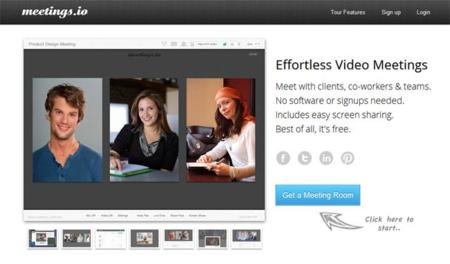 Meetings.io, crea encuentros a distancia directamente online