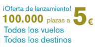 Iberia a 10€ y  Click Air las ofrece a 5€