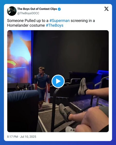 Superman Tweet