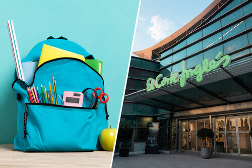 El Corte Inglés adelanta en sus rebajas la Vuelta al cole con una liquidación de mochilas desde 12 euros  