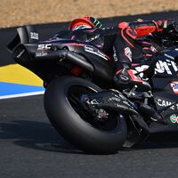 La última virguería técnica de Aprilia en MotoGP es este alerón trasero inédito que les dio una alegría en Le Mans 