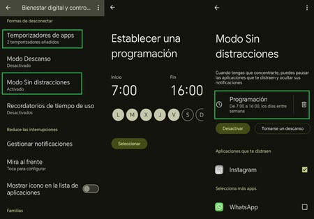 Configurar Movil Sin Distracciones