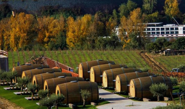 Dormir en un barril gigante en un viñedo portugués, toda una experiencia