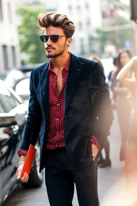 Trendencias Hombre Terciopelo Street Style 2018 11