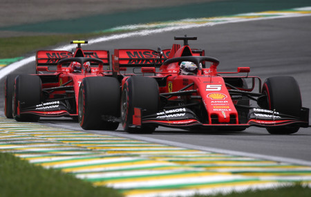 Vettel Leclerc Brasil F1 2019