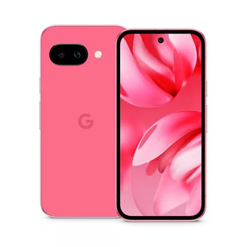 Google Pixel 9a – Smartphone Android Libre con cámara con IA, batería para Todo el día y potentes Funciones de Seguridad – Rosa peonía, 128GB