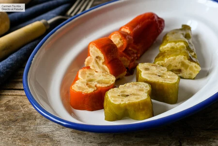 Receta de pimientos rellenos de tortilla de patatas, un clásico que siempre triunfa