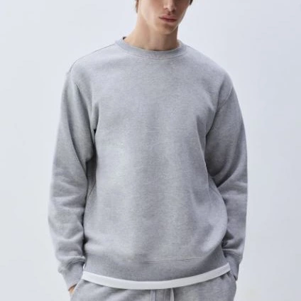 Sudadera básica Lefties color gris 

