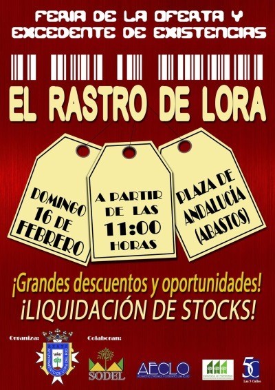 El Rastro de Lora del Río (Sevilla) celebra su edición anual de mercadillo