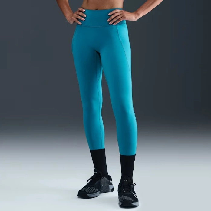Nike Universa Leggings de longitud completa de talle alto sin costuras delanteras - Mujer