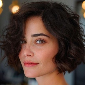 El corte de pelo bob con textura es un perfecto antiedad, aporta volumen, densidad y enmarca el rostro