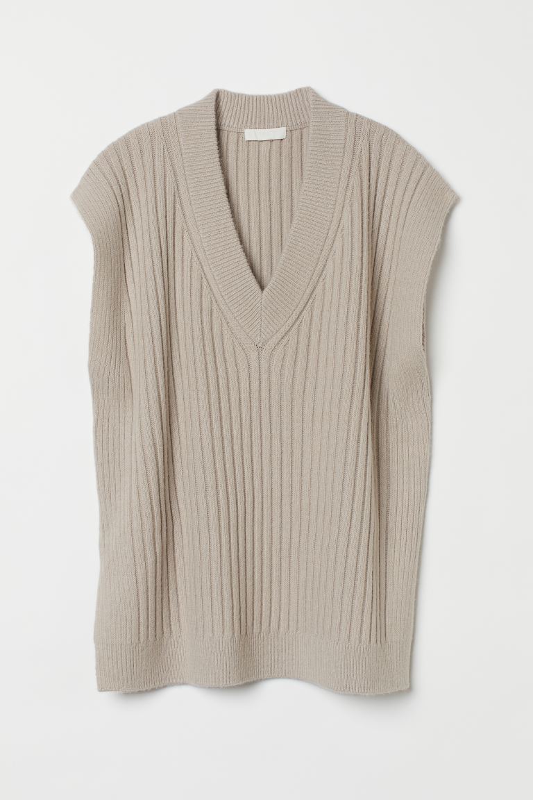 Chaleco de punto de H&M