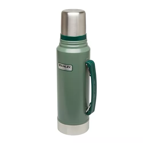 Stanley Classic Legendary Bottle Thermos 1L - Se Mantiene Caliente o Frío 24 Horas - Botella Termica 1 Litro de Acero Inoxidable - Termo Cafe Sin BPA - Apto Para Lavavajillas
