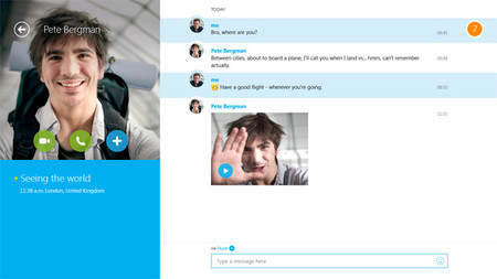 Skype para Windows 8 se actualiza, ahora permite el envío de mensaje de vídeo