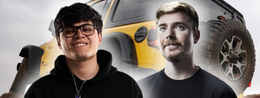 Este streamer mexicano participó en el último video de Mr Beast. Se llevó un auto de casi un millón de pesos