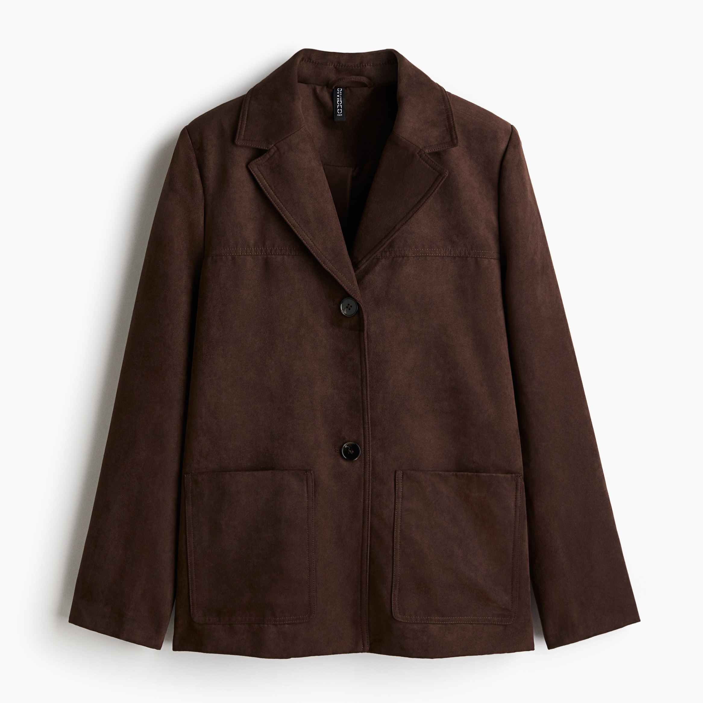 Chaqueta americana en tejido cepillado