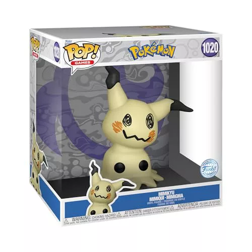 Funko Pop! Jumbo: Pokemon - Mimikyu - Figura de Vinilo Coleccionable - Idea de Regalo - Mercancia Oficial - Juguetes para Niños y Adultos - Video Games Fans - Muñeco para Coleccionistas y Exposición