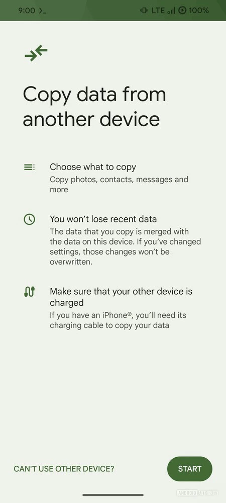 Android いつでも復元機能