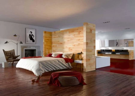 Craftwand, un sistema modular en madera, ideal para separar espacios