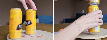 Nunca se me hubiera ocurrido transformar unas latas de refresco en cascanueces navideños: el resultado es espectacular