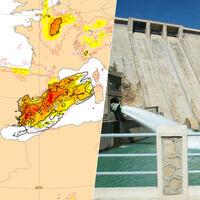 Las cuencas catalanas y del Segura recorrieron caminos distintos durante la sequía. Ahora comparten algo: el paso de la vaguada