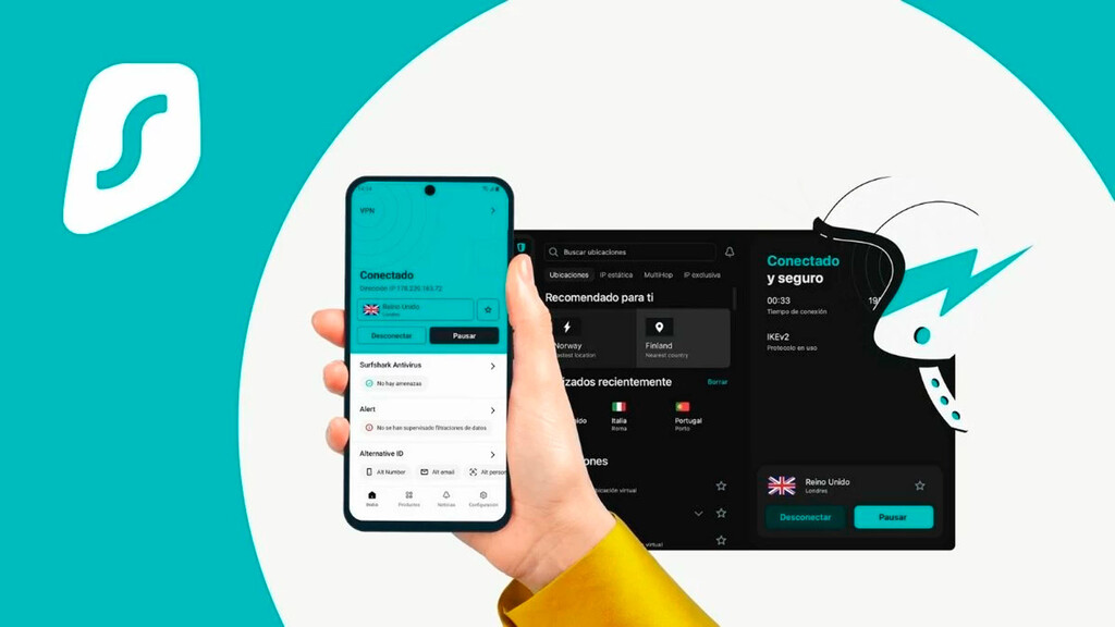 Surfshark One baja de precio y te ofrece funciones extra al mismo precio que la suscripción más básica 