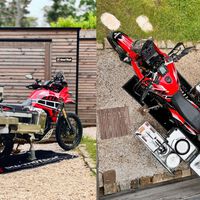 El truco que pocos conocen para viajar en moto con mucho equipaje. Le llaman "canelón", y es perfecto para las trail 