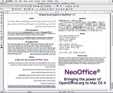 NeoOffice 2.0 Alpha 4 disponible